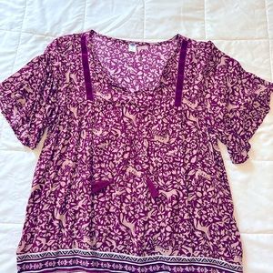 Old Navy Boho Top Size L